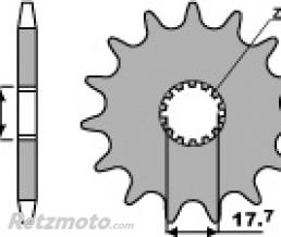 Pignon 16 dents PBR cha�ne 428 Yamaha XVS125 DRAGSTAR