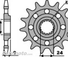 Pignon PBR 14 dents chaine 520 Suzuki GSX-R1000
