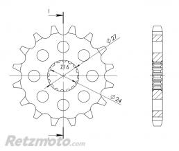 Kit cha�ne Suzuki GSXR1300 Hayabusa DID 530VX3(G&B) 18/43 (couronne standard)