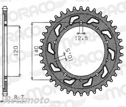 Kit cha�ne Suzuki GSXR1300 Hayabusa DID 530VX3(G&B) 18/43 (couronne standard)