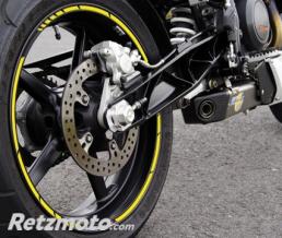 BRAZOLINE Set d'autocollants pour jante GP STYLE 2 - JAUNE