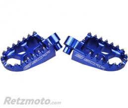 Repose-pieds SCAR Evo bleu Kawasaki KX65/80/85