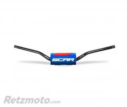 Guidon SCAR O� �28,6mm sans barre noir/mousse bleu