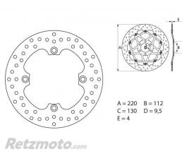 Disque de frein BREMBO Oro fixe