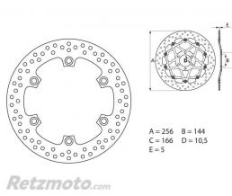 BREMBO Disque de frein BREMBO Oro fixe