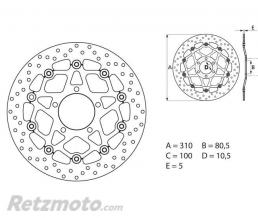 BREMBO Disque de frein BREMBO Oro flottant