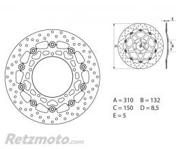 BREMBO Disque de frein BREMBO Oro flottant