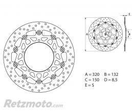 BREMBO Disque de frein BREMBO Oro flottant