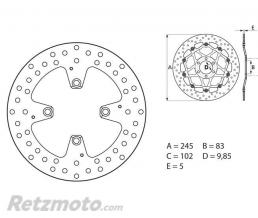BREMBO Disque de frein BREMBO Oro fixe