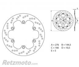 Disque de frein BREMBO Oro fixe