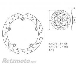 BREMBO Disque de frein BREMBO Oro fixe