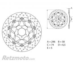 Disque de frein BREMBO Oro flottant