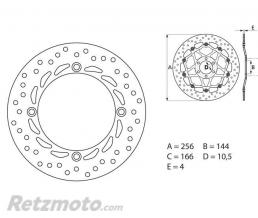 BREMBO Disque de frein BREMBO Oro fixe