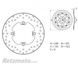 BREMBO Disque de frein BREMBO Oro fixe