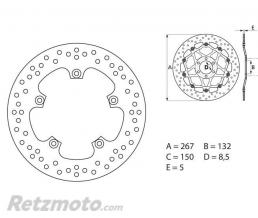 Disque de frein BREMBO Oro fixe