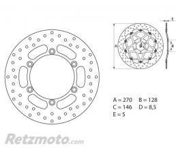 BREMBO Disque de frein BREMBO Oro fixe