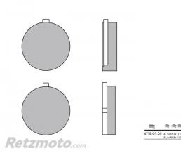 BREMBO Plaquettes de frein BREMBO 07SU0526 organique Triumph Bonneville 900