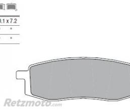 Plaquettes de frein BREMBO 07YA13SX m�tal fritt�