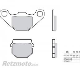 Plaquettes de frein BREMBO 07KA07SX m�tal fritt�