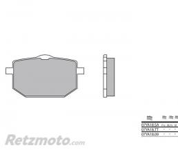 BREMBO Plaquettes de frein BREMBO 07YA1809 organique Yamaha XT600Z/TT600