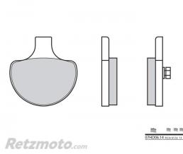 BREMBO Plaquettes de frein BREMBO 07HD0614 organique Harley Davidson