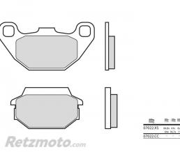 BREMBO Plaquettes de frein BREMBO 07022CC organique