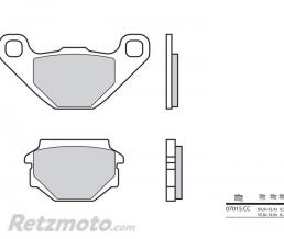 BREMBO Plaquettes de frein BREMBO 07015CC organique