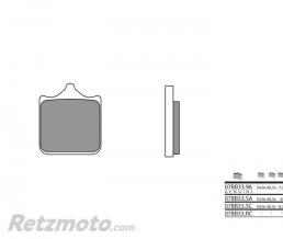 Plaquettes de frein BREMBO 07BB33SA m�tal fritt�