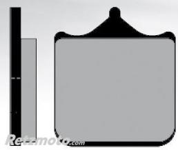 BRENTA Plaquette de frein BRENTA Fritt�es Sint�ris�es FT4107
