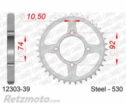 Kit chaine YAMAHA RD250 AFAM 17x39 530HS standard(couronne standard)