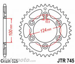 Kit chaine DUCATI 944 ST2 '97-03 DID 15/42 525VX3 (couronne standard)