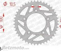 Kit chaine Ducati Monster 797 AFAM 520XSR 15x46 super renforc�e(couronne standard)