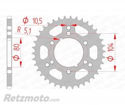 Couronne AFAM 42 dents acier pas 520 type 98300