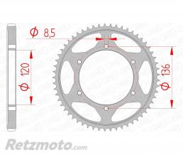 Couronne AFAM 55 dents acier pas 428 type 12313 Yamaha