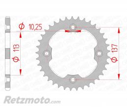 Couronne AFAM 40 dents acier pas 520 type 14412 Suzuki