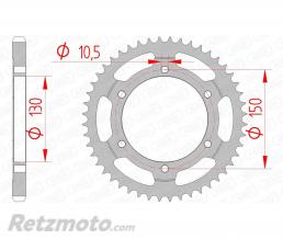 Couronne AFAM 49 dents acier pas 525 type 10502 Honda