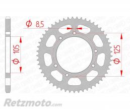 Couronne AFAM 62 dents acier pas 420 type 47103