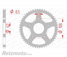 Couronne AFAM 60 dents acier pas 420 type 92122