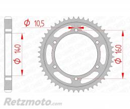 Couronne AFAM 44 dents acier pas 530 type 16701 Kawasaki