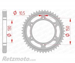 Couronne AFAM 40 dents acier pas 530 type 12801 Yamaha