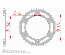 Couronne AFAM 46 dents acier pas 520 type 12508 Yamaha