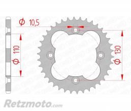 Couronne AFAM 40 dents acier pas 520 type 10318