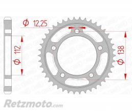 Couronne AFAM 43 dents acier pas 530 type 10508 Honda