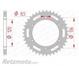 Couronne AFAM 45 dents acier pas 520 type 12304 Yamaha