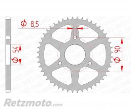 Couronne AFAM 48 dents acier pas 420 type 146100 Malaguti Drakon 50