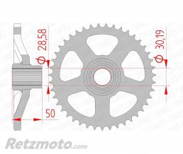 Couronne AFAM 43 dents acier pas 415 type 35100 Aprilia