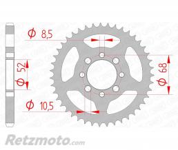 Couronne AFAM 43 dents acier pas 428 type 14101 Suzuki