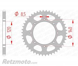 Couronne AFAM 43 dents acier pas 520 type 16600 Kawasaki