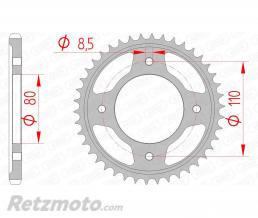 Couronne AFAM 42 dents acier pas 428 type 10235 Honda CBF125M
