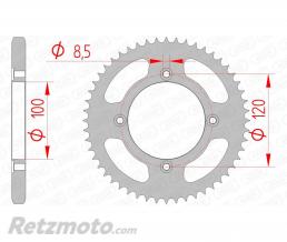Couronne AFAM 63 dents acier pas 428 type 38200 Beta